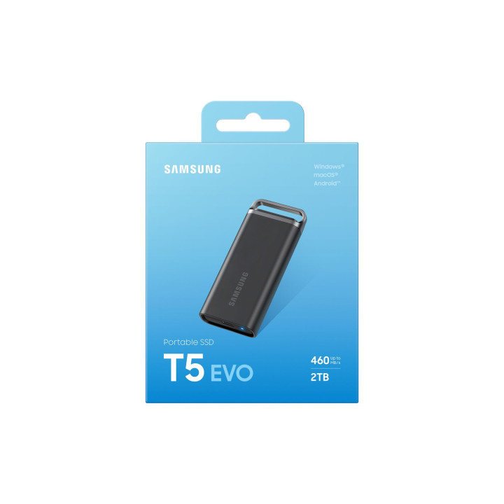 SAMSUNG SSD ESTERNO T5 EVO 2TB USB-C 460MBS RW
